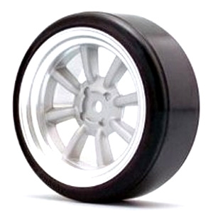 YOKOMO PREMOUNT DRIFT TYRE RS WATANABE 8-SPOKE WHEEL