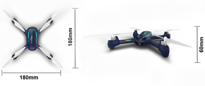 H501S Quadcopter Dimensions