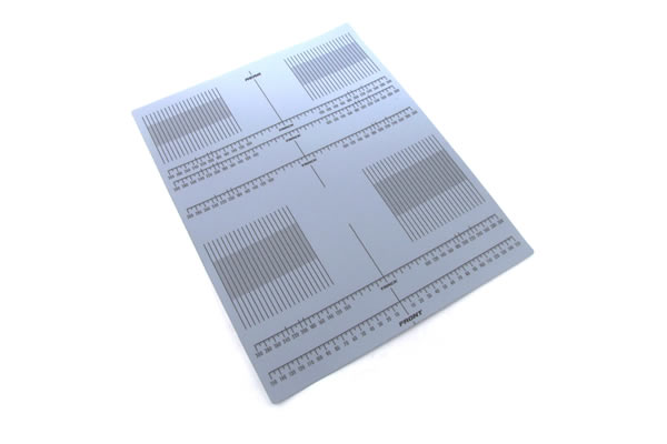Fastrax 1/10th Set-up Board Decal with Gridlines and Measurement