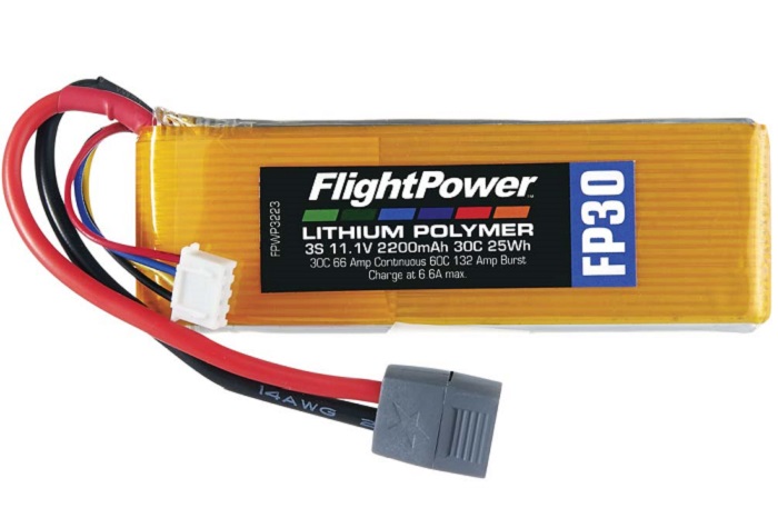 FP30 11,1 V, 2200mAh, 3S LiPo Battery