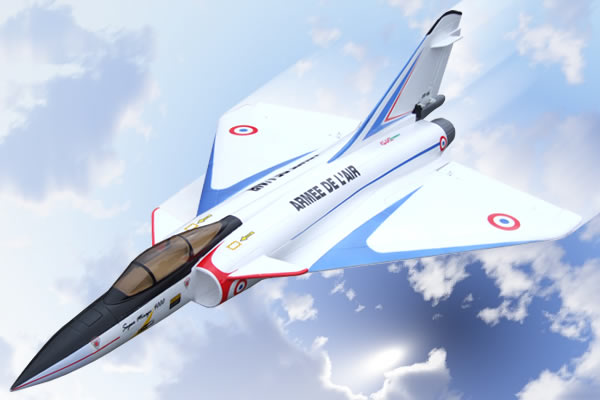 FMS Dassault Mirage 4000 Ready-To-Fly 70mm EDF RC Jet with 2.4gh