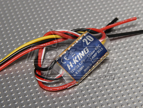 HOBBYKING 20A Fixed Wing Brushless Speed Controller