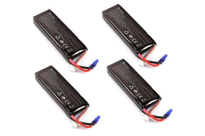 HUBSAN BATTERY PACK FOR H501S - H501A - H501M 4PCS
