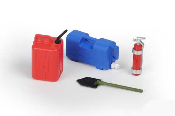 Proline Water Jug, Fuel Can, Fire Extinguisher, Trench Shovel fo