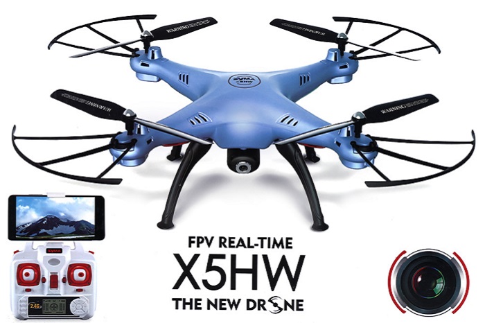 SYMA X5HW FPV REAL TIME DRONE - FPV Quadcopter