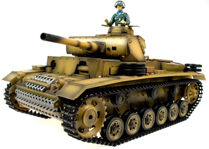 RC Tank, Taigen Hand Painted - Panzer III - Πατήστε στην εικόνα για να κλείσει
